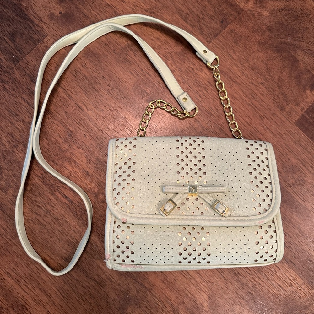 Sea Foam Green and gold Jessica Simpson Crossbody